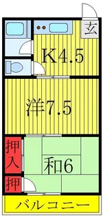 フジハイツ【2階】の間取り