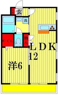 サンリーブA【2階】の間取り
