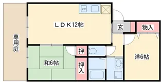 カルム宮の陣【1階】の間取り