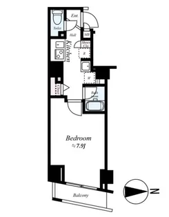 フェルクルール赤羽岩淵【12階】の間取り