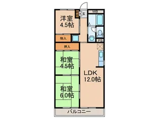 深尾マンション【2階】の間取り