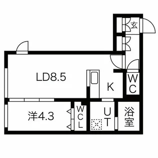 Pino kitamaruyama【2階】の間取り