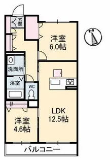 メリーベル【1階】の間取り