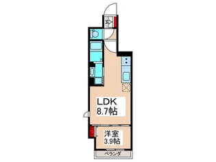 ピーニャ市川【4階】の間取り