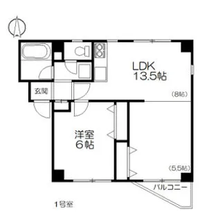 マンションらいらっく【2階】の間取り