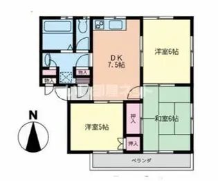 新倉ハイツ【2階】の間取り