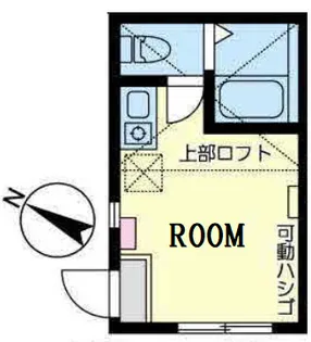 ユナイト中浜バークマン【1階】の間取り