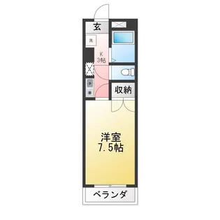 アヴニール菊水【5階】の間取り