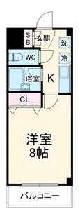 リバティハウス【4階】の間取り