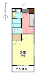 ウエストパーク【4階】の間取り