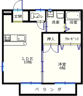 ハイツエソシマ【2階】の間取り