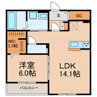 Residence H【3階】の間取り