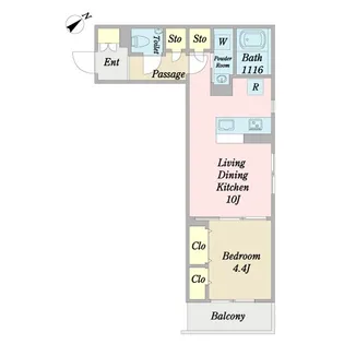 Orion【4階】の間取り