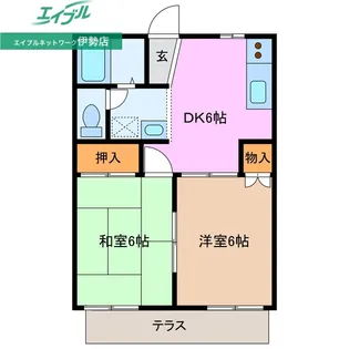 スパークシティ【1階】の間取り