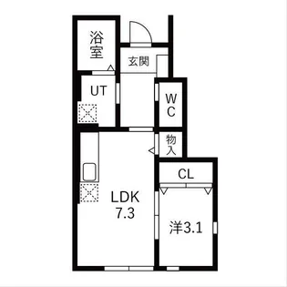 ブラストII【1階】の間取り