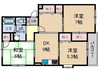 第2パールハイツ【1階】の間取り