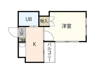 ウィング大竹【4階】の間取り