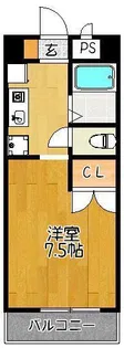 サンラークオークラIII【4階】の間取り