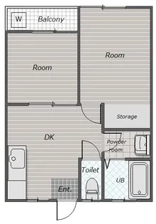 ステラ愛川【2階】の間取り