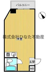 ダイドーメゾン上新庄【6階】の間取り