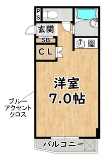 ウイングハイツ【2階】の間取り