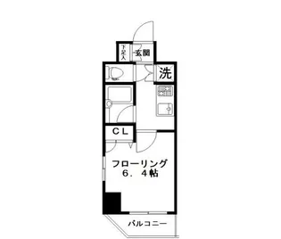 コンシェリア門前仲町【8階】の間取り