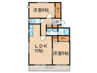 トゥインクル青山 A棟【2階】の間取り