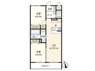 Le Chou Chou【2階】の間取り