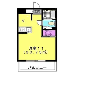 ラ・フルール【2階】の間取り