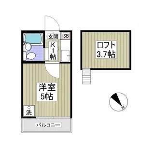 オリーブ【1階】の間取り