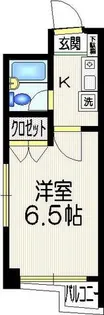 パールモア代々木【2階】の間取り