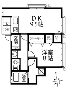 大塚ハイム【2階】の間取り