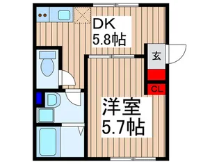LIME 一ノ割【1階】の間取り