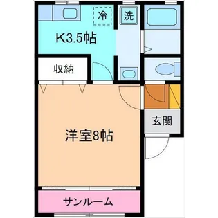 アビタシオンK【2階】の間取り
