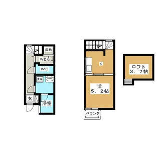 HaumeaII【1階】の間取り