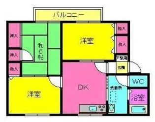 ガイア―ヒルズI【2階】の間取り