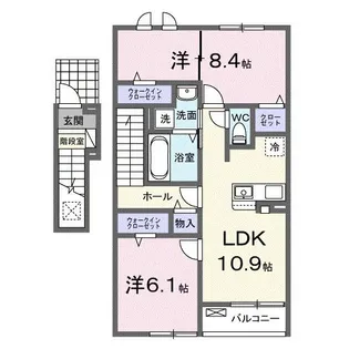 CAMELLiA(カメリア)2【2階】の間取り