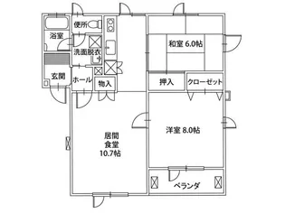 ハイツ01【2階】の間取り