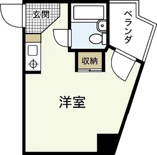 横川アイティービル【5階】の間取り