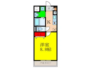 Sun Wood Court【5階】の間取り