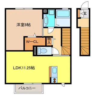 リヴェール【2階】の間取り