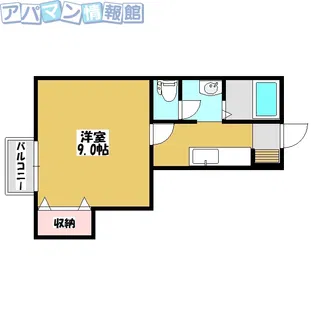 コモンズ古津A棟【1階】の間取り