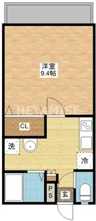 パークサイド筑後【3階】の間取り