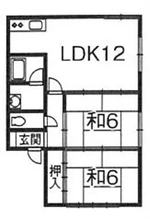 メゾン英【2階】の間取り