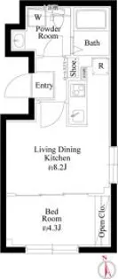 CASA PIAZZA下丸子【2階】の間取り