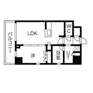 シーズンフラッツ高田馬場リバーサイドノース【2階】の間取り