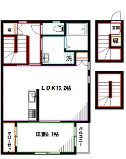 ムサシーノN Iの間取り
