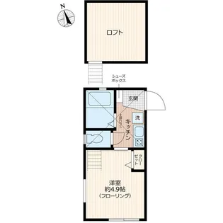 G・Aヒルズ妙蓮寺A棟【2階】の間取り