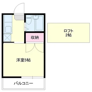 プラザ ドゥ パルコ【2階】の間取り