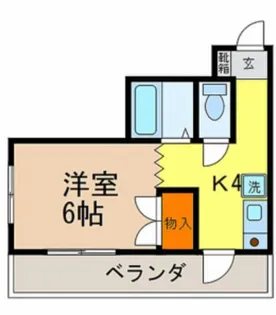 コーポ竹内【2階】の間取り